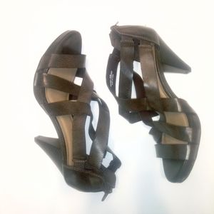 New Brown Chinese Laundry open toe heels